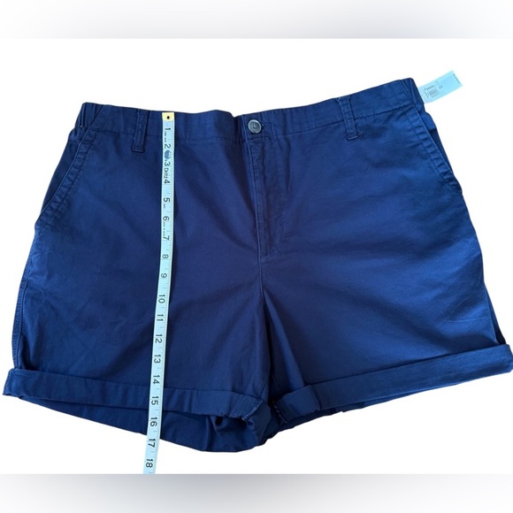 Old Navy, High-Waisted Everyday Shorts, Size XL, Navy - Picture 4 of 8